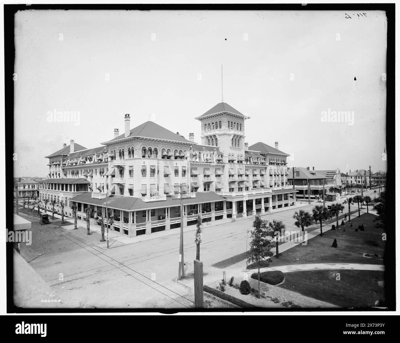 Windsor Hotel, Jacksonville, Florida, titolo da giacca., '710 G' su negativo., Detroit Publishing Co. N. 033099., Gift; State Historical Society of Colorado; 1949, Alberghi. , Stati Uniti, Florida, Jacksonville. Foto Stock