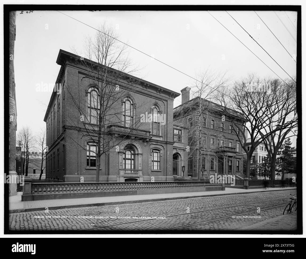 The Essex Institute, museo storico e pinacoteca, Salem, Mass., 'No. 2' su negative., Detroit Publishing Co. No 078027., Gift; State Historical Society of Colorado; 1949, gallerie e musei. , Stati Uniti, Massachusetts, Salem. Foto Stock