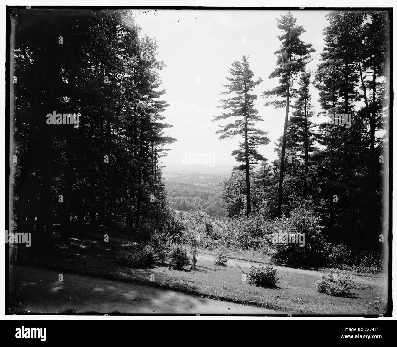 A ovest dell'Hotel Aspinwall, Lenox, Massachusetts, titolo da giacca, 'G 7294' su negativo., Detroit Publishing Co. N. 039870., Gift; State Historical Society of Colorado; 1949, Resorts. , Stati Uniti, Massachusetts, Lenox. , Stati Uniti, Massachusetts, Berkshire Hills. Foto Stock