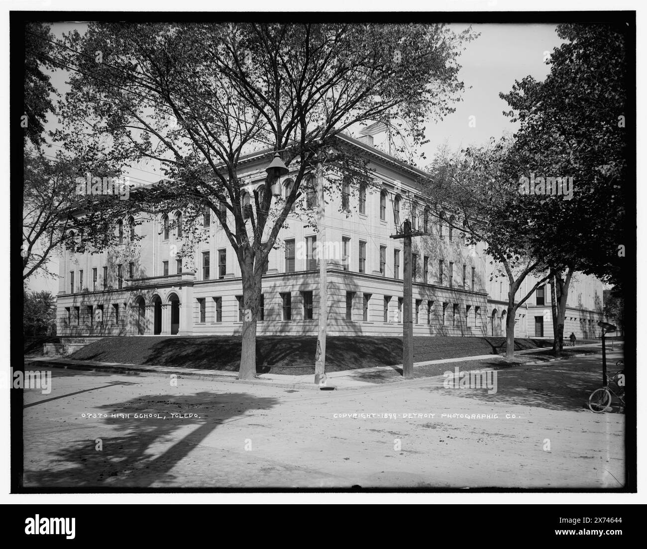 Liceo, Toledo, Detroit Publishing Co. No 07370., Gift; State Historical Society of Colorado; 1949, Schools. , Strutture educative. , Stati Uniti, Ohio, Toledo. Foto Stock