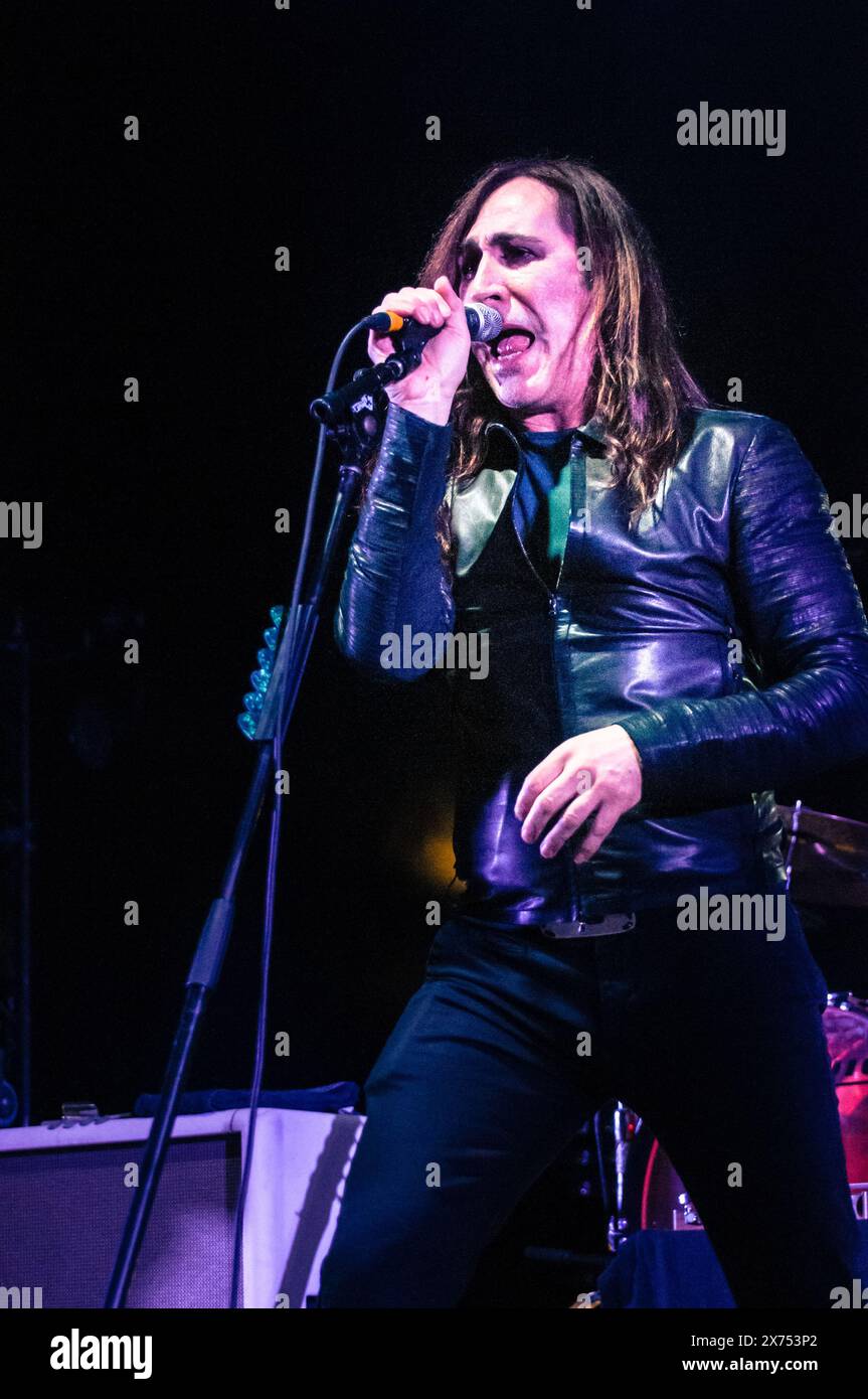 Torino, Italia. 2017. La band italiana Afterhours si è esibita dal vivo sul palco dell'HMA di Torino. Credito: Andrea Pinna Foto Stock