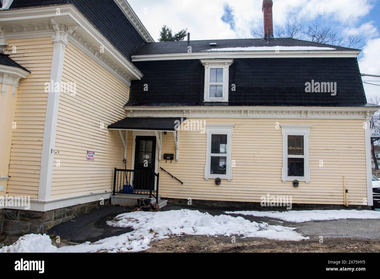 Casa d'infanzia di Sir William Maxwell Aitken a Beaverbrook House a Miramichi, New Brunswick, Canada Foto Stock