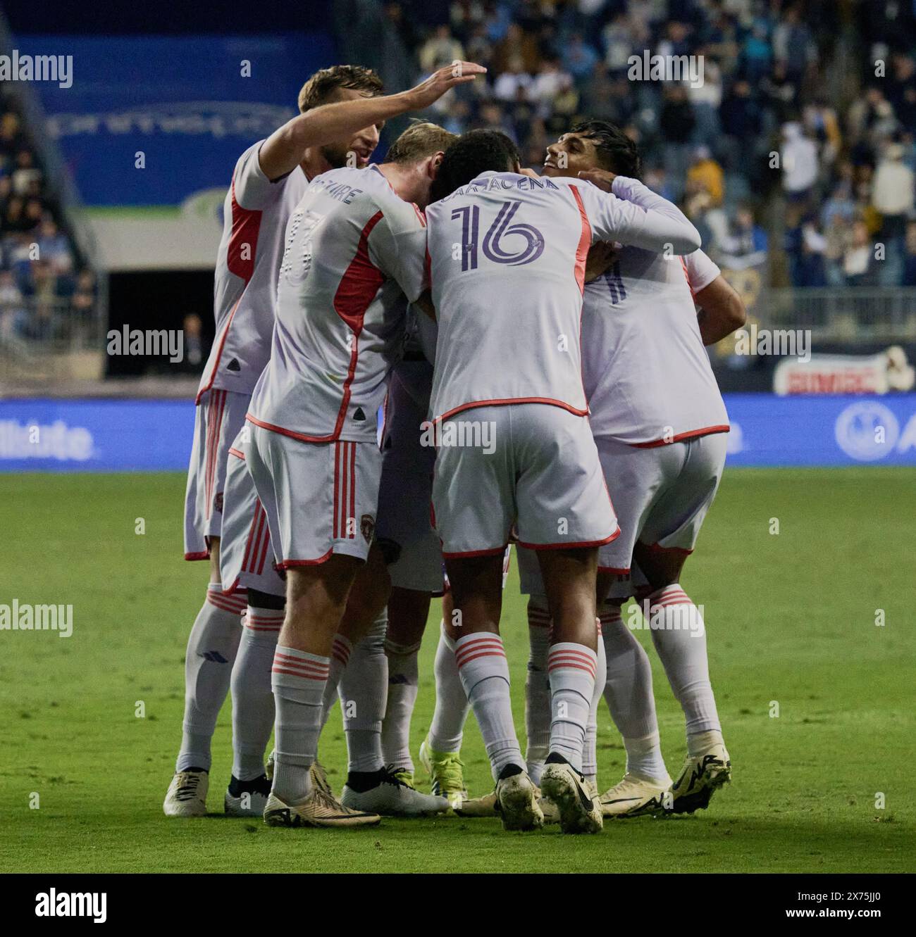 CHESTER, PA, USA - 11 MAGGIO 2024 - partita MLS tra Philadelphia Union e Orlando City SC al Subaru Park. Foto Stock