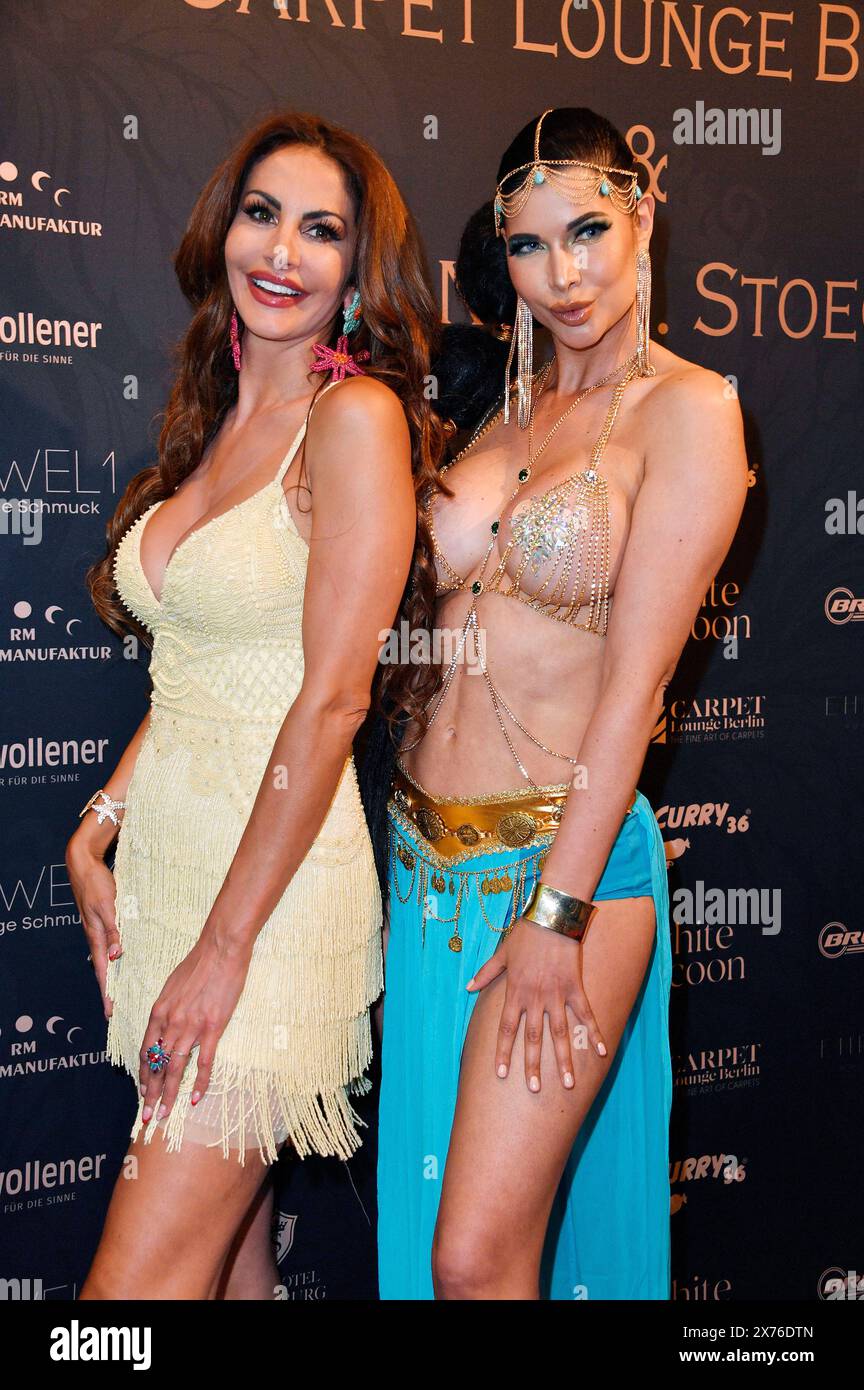 Janina Youssefian und Micaela Schaefer Beim Carpet Lounge Berlin x Julian F.M. Stoeckel Event in der Carpet Lounge Berlin. Berlin, 17.05.2024 *** Janina Youssefian e Micaela Schaefer all'evento Carpet Lounge Berlin x Julian F M Stoeckel al Carpet Lounge Berlin, 17 05 2024 foto:Xn.xKubelkax/xFuturexImagex carpet_4533 Foto Stock