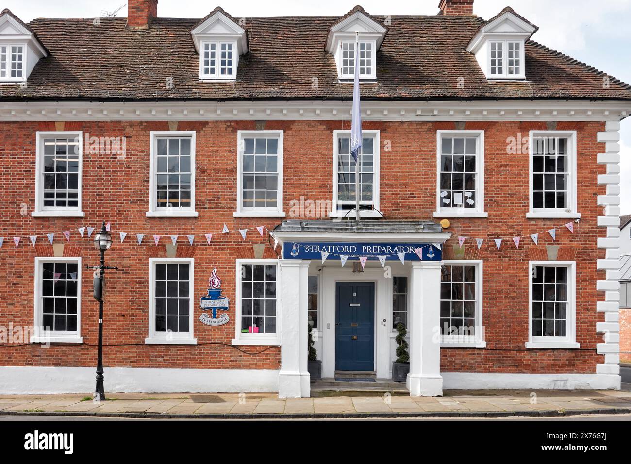Stratford Preparatory School per studenti di 2-11 anni, Church House, Old Town, Stratford-upon-Avon, Inghilterra, REGNO UNITO Foto Stock