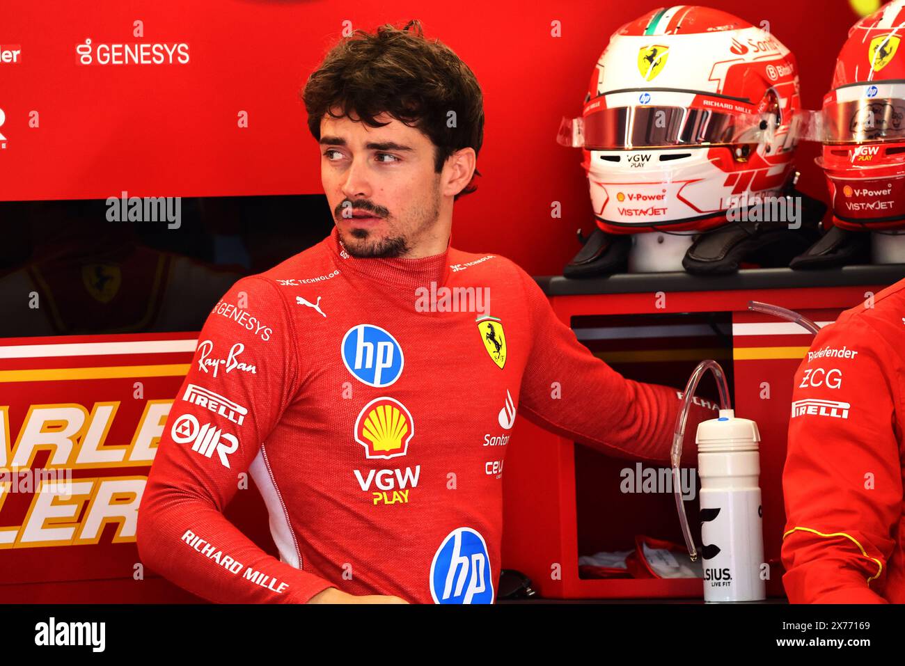 Imola, Italia. 18 maggio 2024. Charles Leclerc (MON) Ferrari. 18.05.2024. Formula 1 Campionato del mondo, Rd 7, Gran Premio dell'Emilia Romagna, Imola, Italia, giornata delle qualifiche. Il credito fotografico dovrebbe essere: XPB/Alamy Live News. Foto Stock