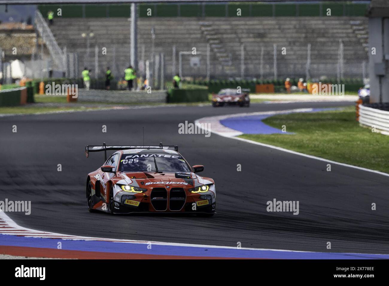 Durante il 3° round della GT World Challenge Sprint Cup 2024 sul Misano World Circuit Marco Simoncelli, dal 17 al 19 maggio 2024 a Misano Adriatico, Italia Foto Stock