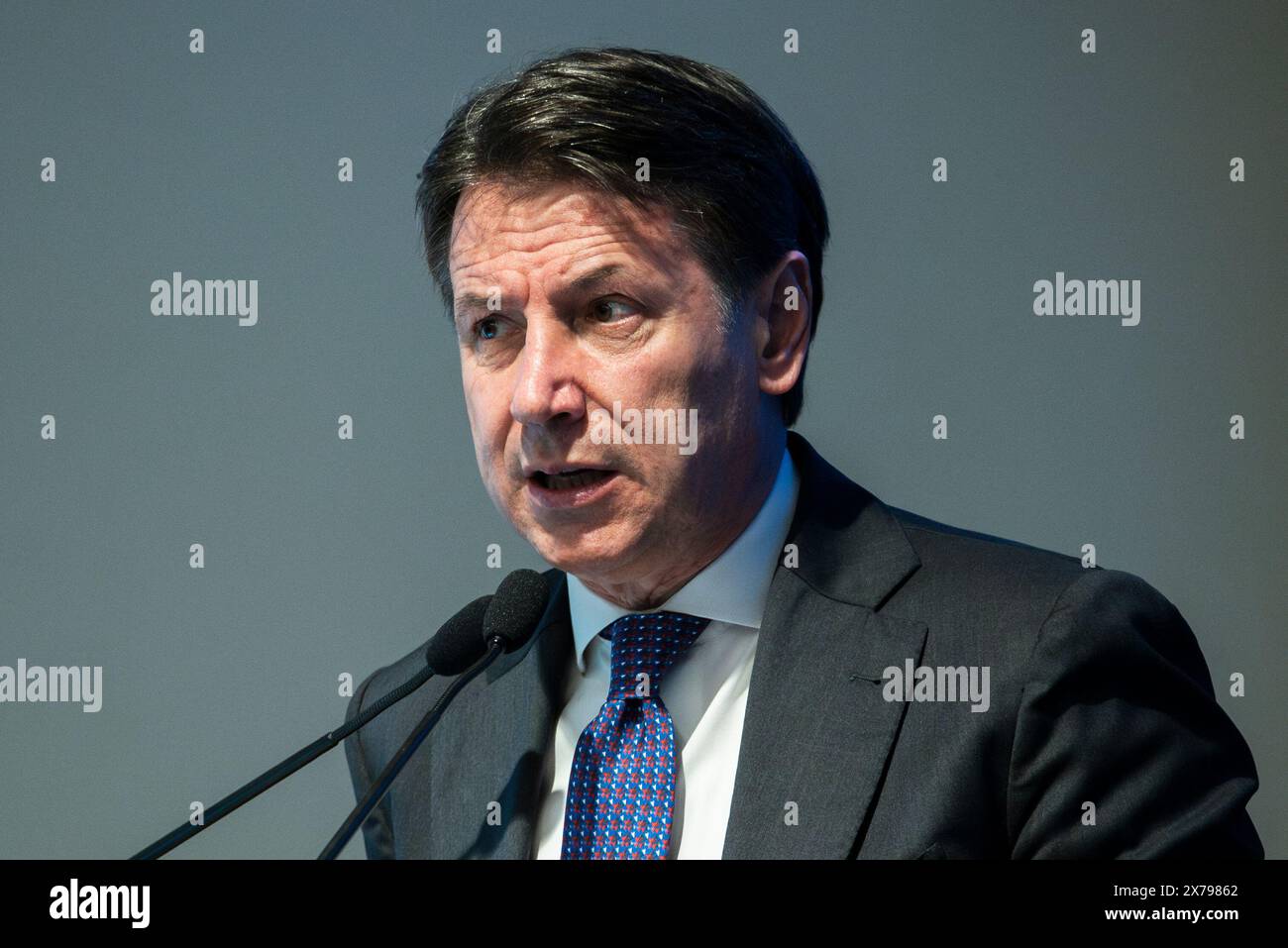 Roma, Italia. Nella foto Giuseppe Conte (movimento a 5 stelle). SOLO PER USO EDITORIALE! NON PER USO COMMERCIALE! Foto Stock