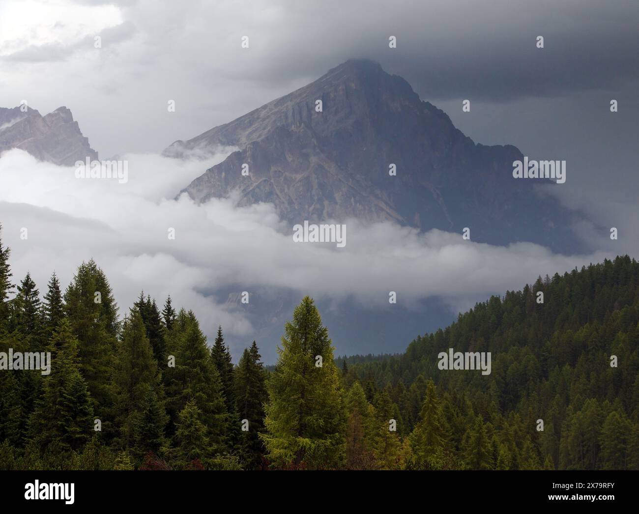 Monte Antelao, Alto Adige, Dolomiti, Italia Foto Stock