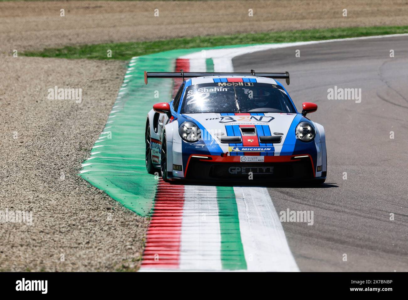 #22 Samer Shahin (AUS, GP Elite), Porsche Mobil 1 Supercup all'autodromo Internazionale Enzo e Dino Ferrari il 18 maggio 2024 a Imola, Italia. (Foto di HOCH ZWEI) Foto Stock