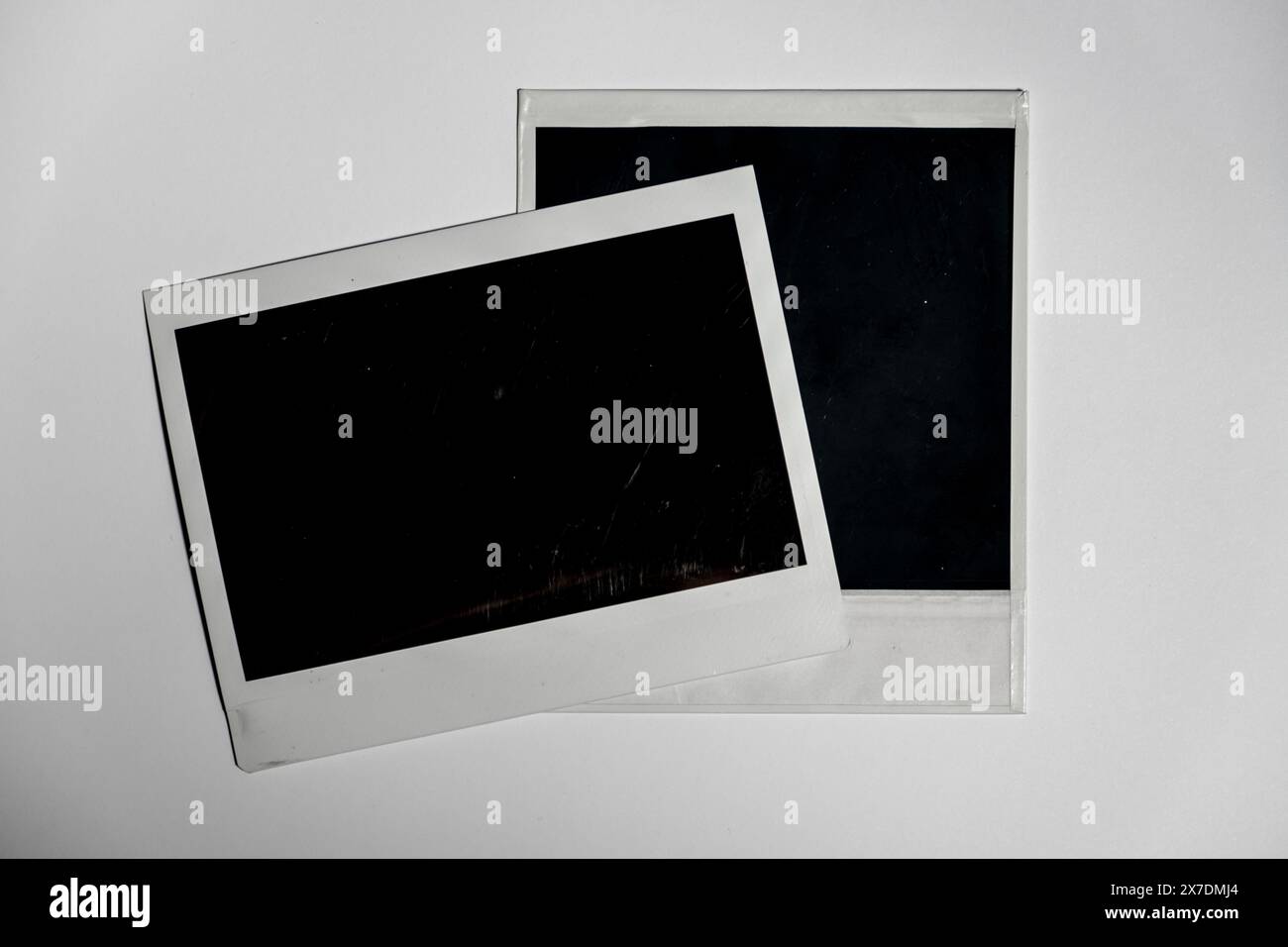 Due cornici quadrate e larghe. scarica Foto Stock