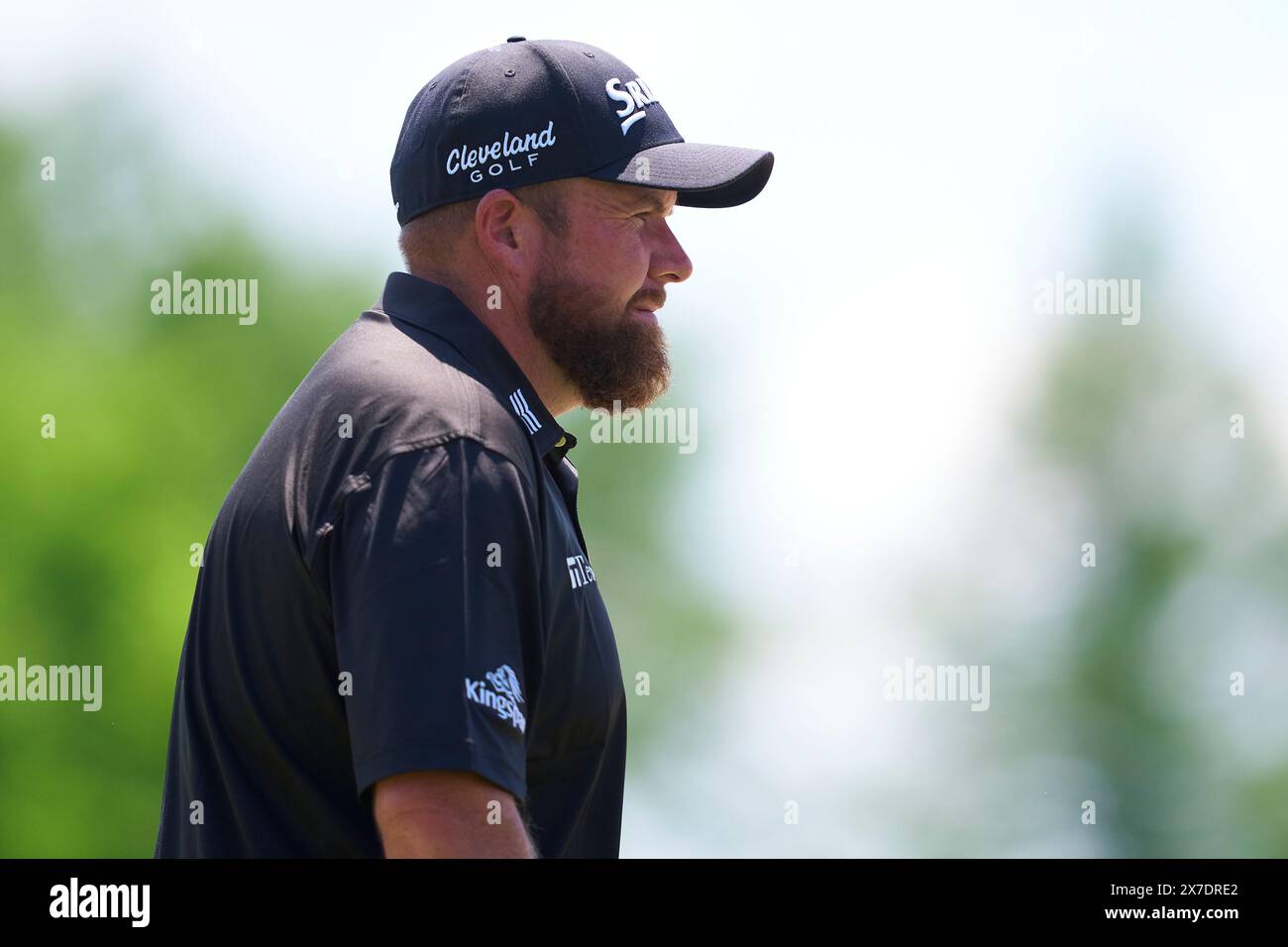 Shane Lowry d'Irlanda in azione durante il quarto round del campionato PGA 2024 al Valhalla Golf Club il 19 maggio 2024 a Louisville, Kentucky. Foto Stock