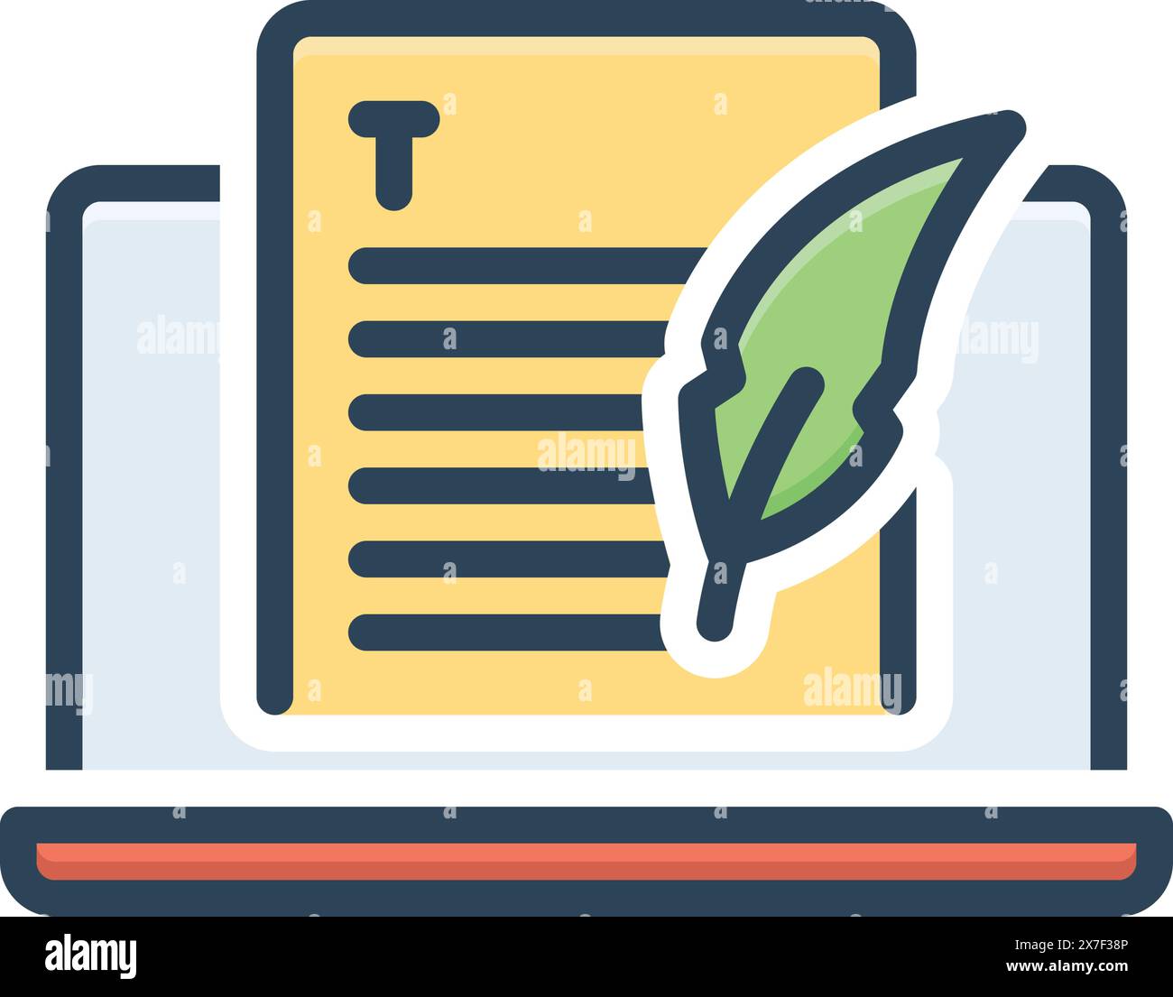 Icona per blog, blog Illustrazione Vettoriale