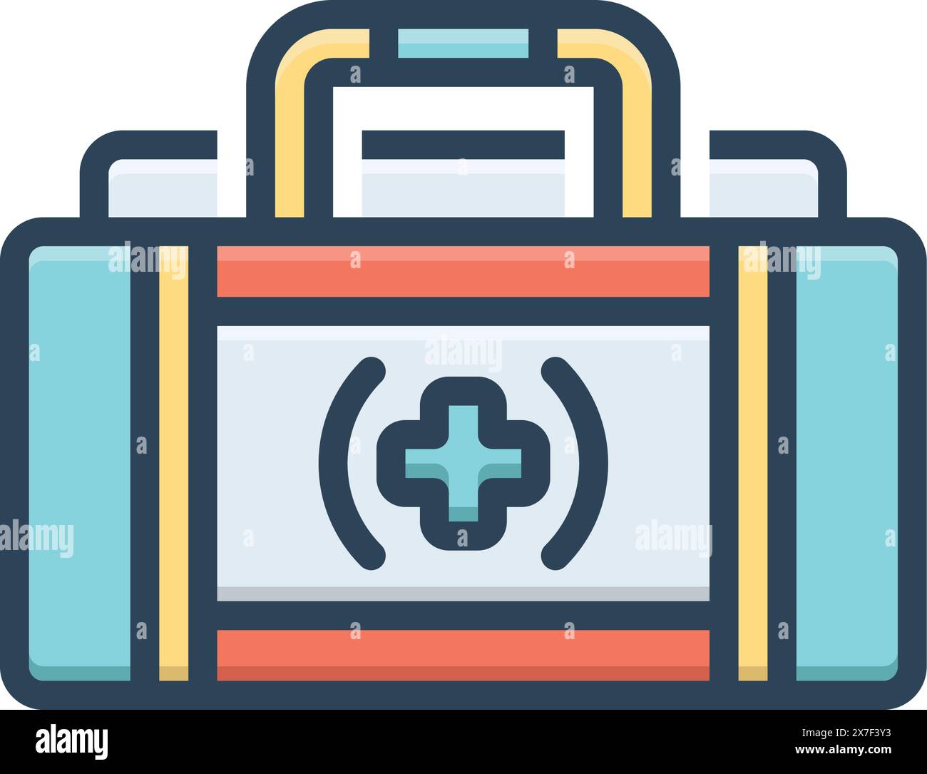 Icona per kit di emergenza, kit Illustrazione Vettoriale