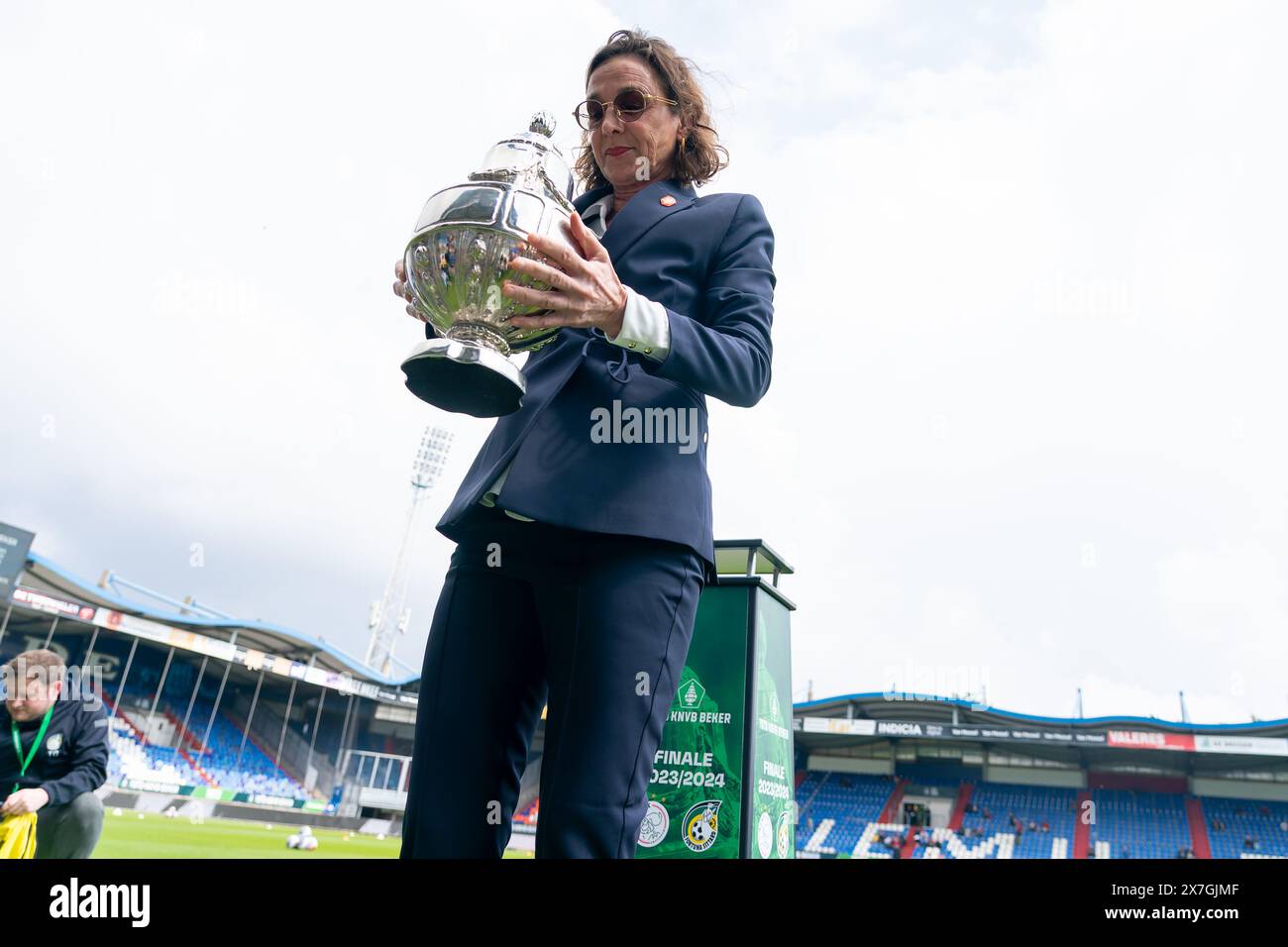 Tilburg, Paesi Bassi. 20 maggio 2024. TILBURG, PAESI BASSI - 20 MAGGIO: Marianne van Leeuwen prima della finale di TOTO KNVB Cup tra Ajax e fortuna Sittard al Koning Willem II Stadion il 20 maggio 2024 a Tilburg, Paesi Bassi. (Foto di Joris Verwijst/Orange Pictures) credito: Orange Pics BV/Alamy Live News Foto Stock