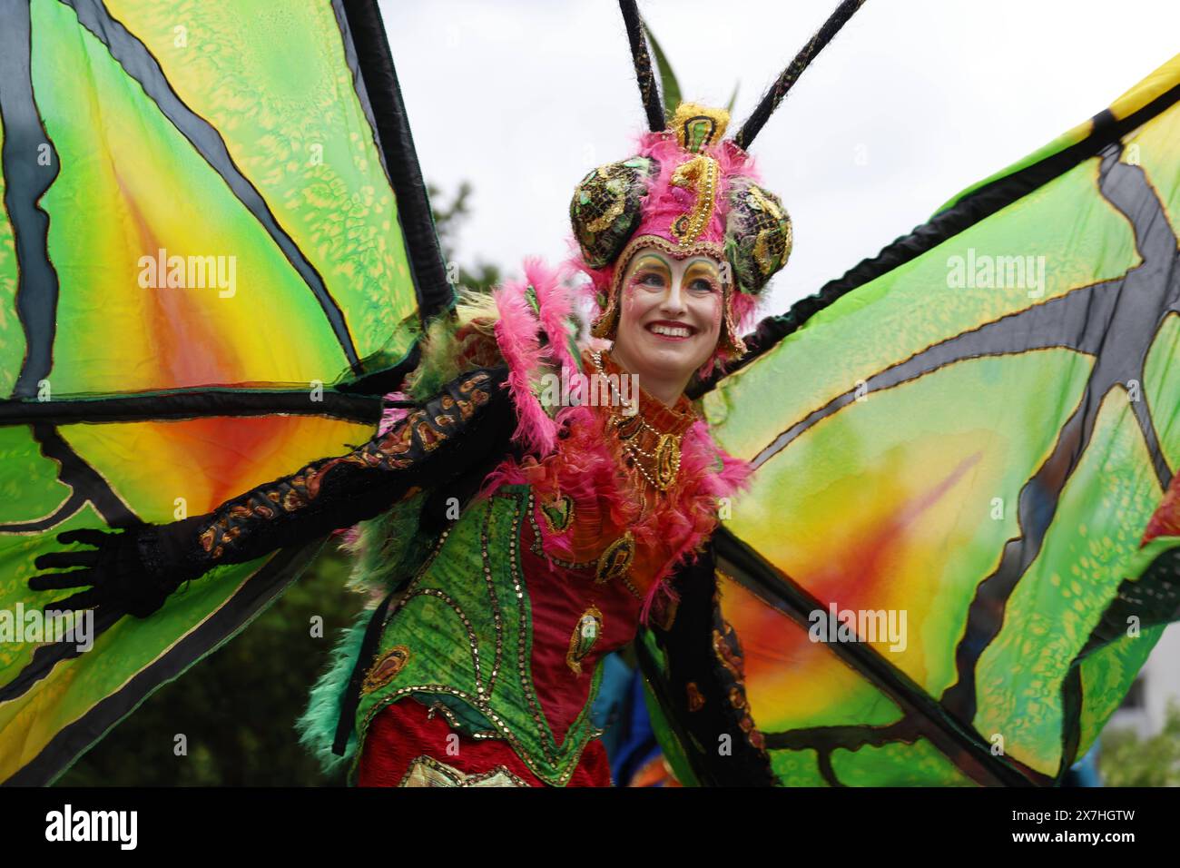 Karneval der Kulturen 2024 , am 19.05.2024 a Berlino, Straßenfest, Deutschland *** Carnevale delle Culture 2024 , il 19 05 2024 a Berlino, Street festival , Germania Foto Stock