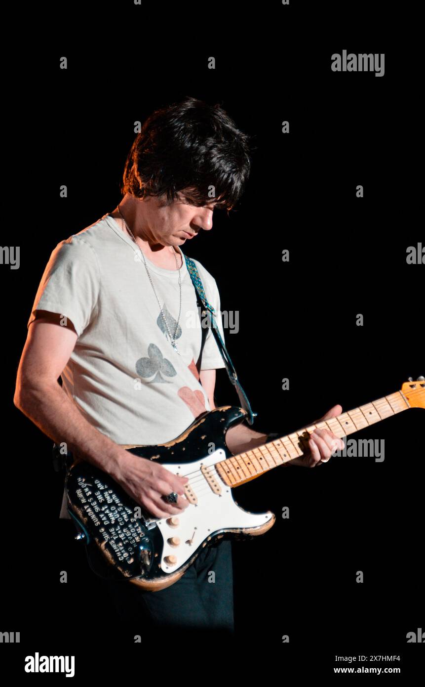 John Squire - The Stone Roses, V2012, Hylands Park, Chelmsford, Essex, Regno Unito - 18 agosto 2012 Foto Stock