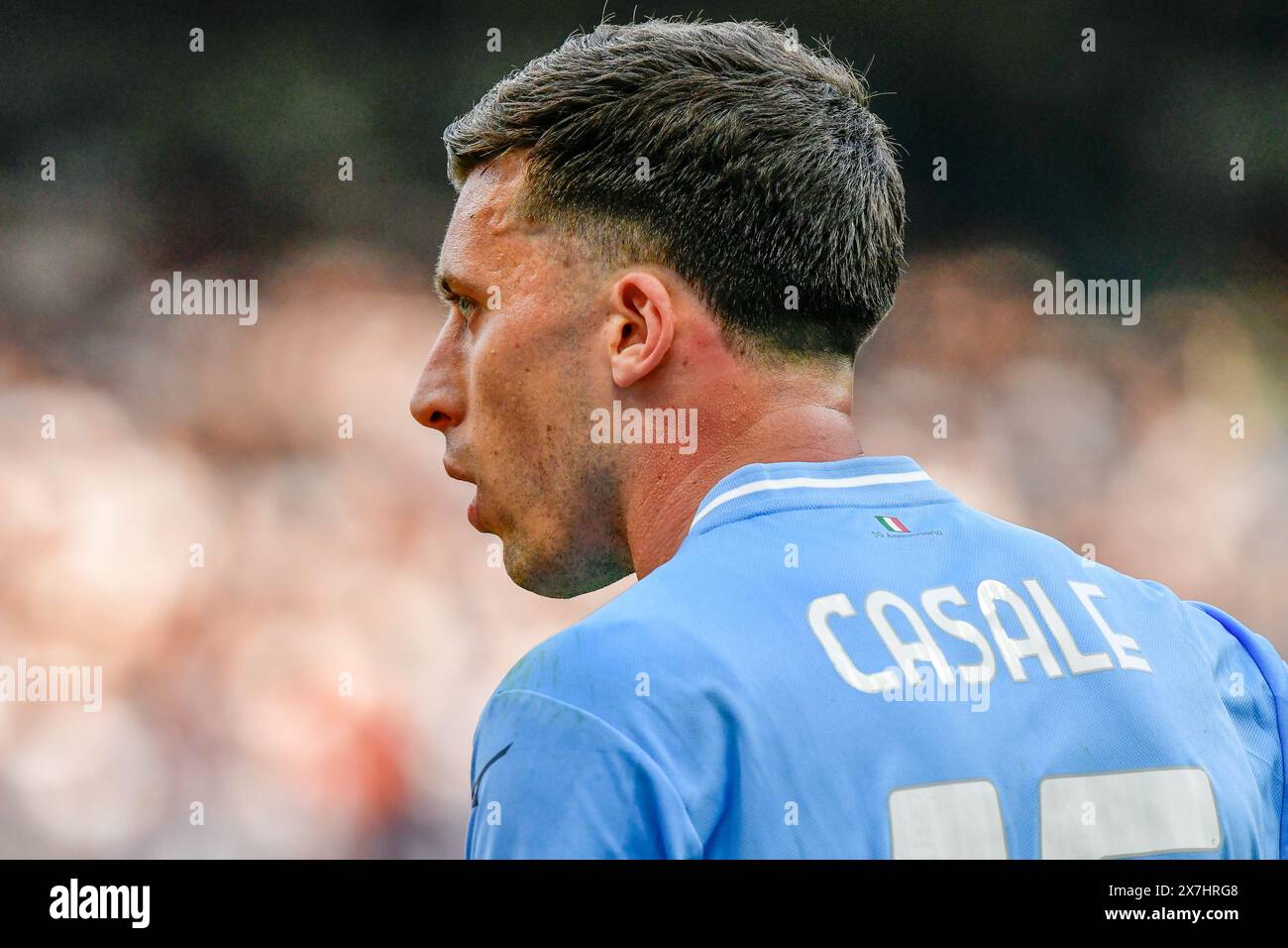 Milano, Italia. 19 maggio 2024. Nicolo Casale (15) della Lazio visto nella partita di serie A tra Inter e Lazio a Giuseppe Meazza a Milano. (Photo Credit: Gonzales Photo/Alamy Live News Foto Stock