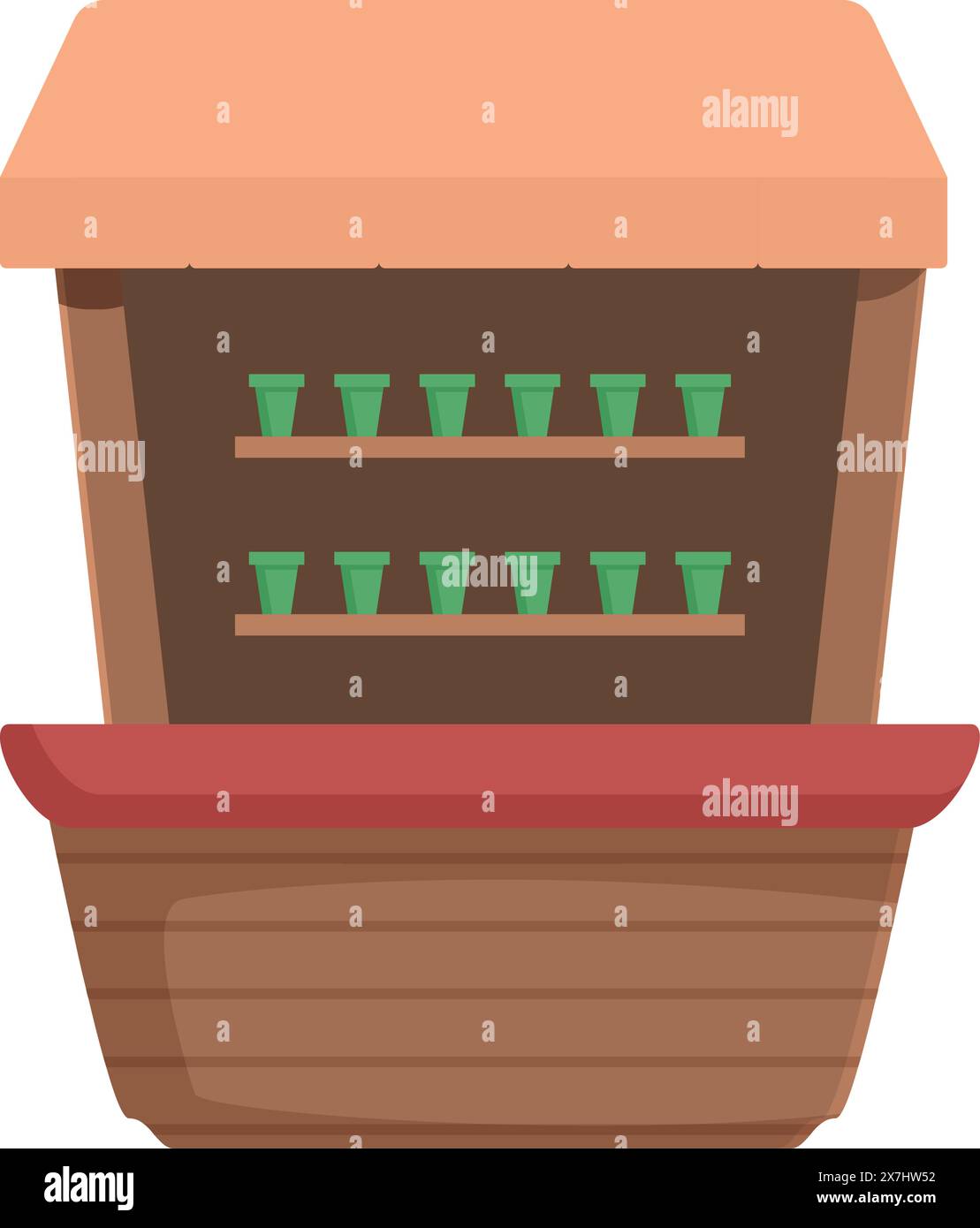 Illustrazione vettoriale di un alveare colorato, ideale per scopi didattici e di progettazione Illustrazione Vettoriale