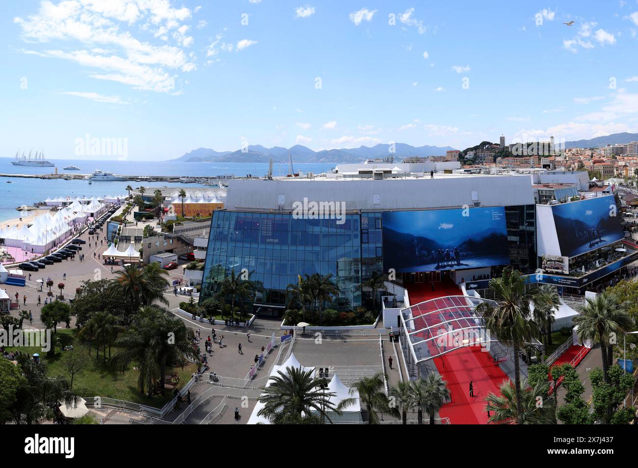 Der Palais des Festivals et des Congres de Cannes während des Festival de Cannes 2024 / 77. Internationale Filmfestspiele von Cannes. Cannes, 20.05.2024 Foto Stock