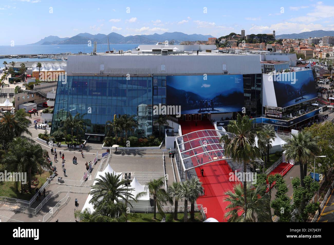 Der Palais des Festivals et des Congres de Cannes während des Festival de Cannes 2024 / 77. Internationale Filmfestspiele von Cannes. Cannes, 20.05.2024 Foto Stock