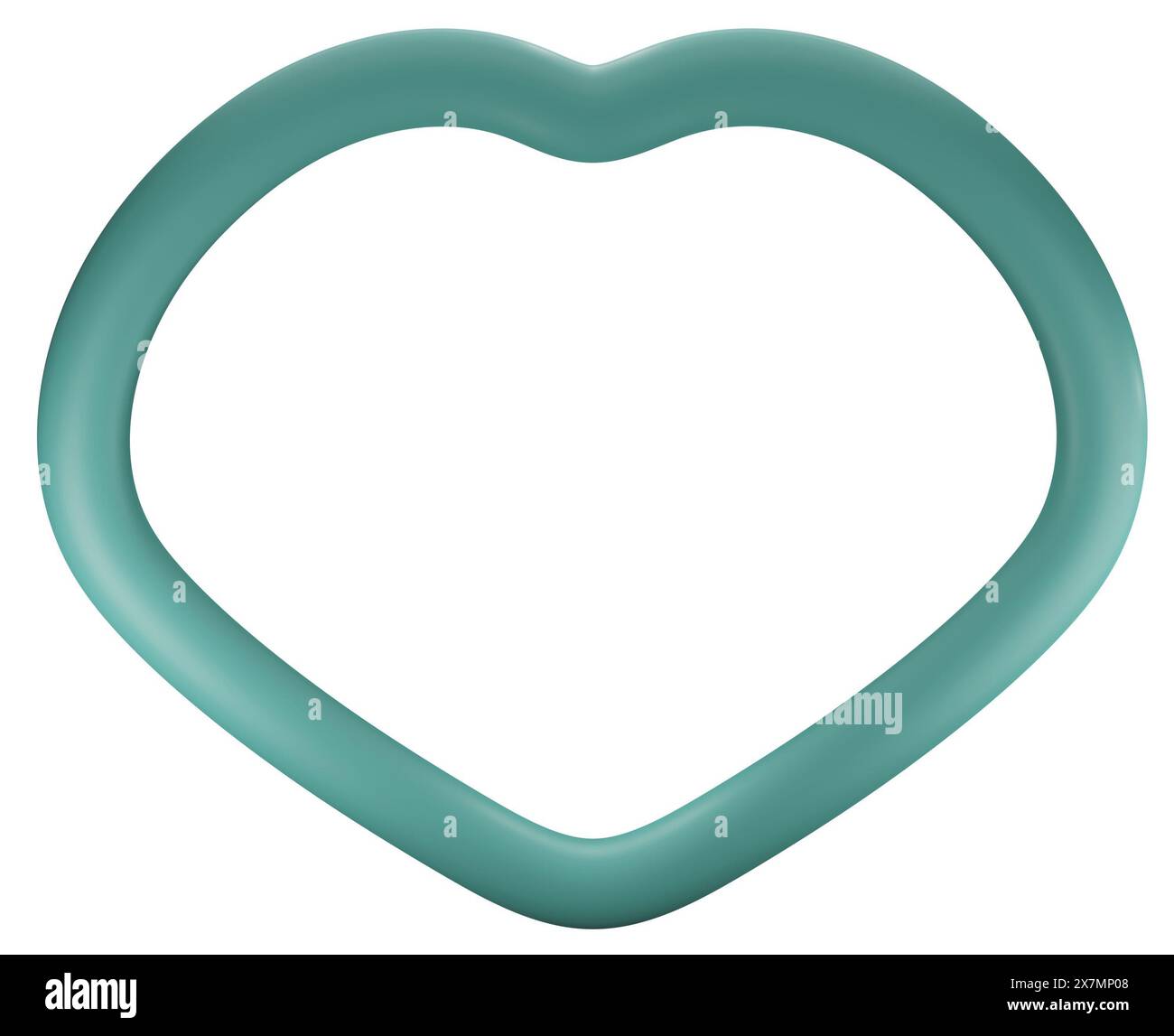 Illustrazione dell'oggetto di rendering 3D, clipart geometrico astratto Foto Stock