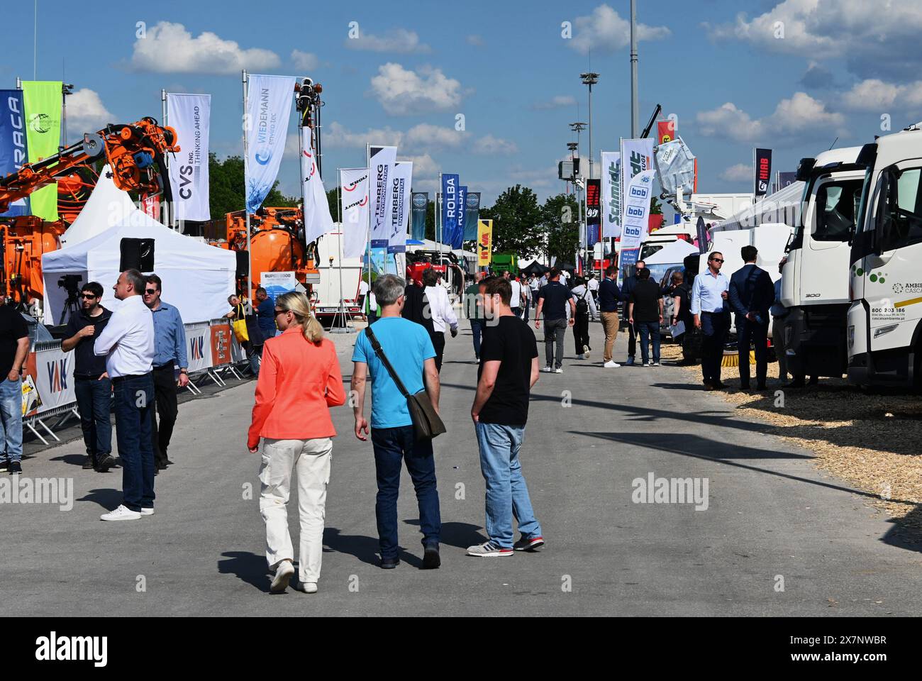 IFAT Monaco 2024, Weltleitmesse für Umwelttechnologien und Fachmesse für Abwassertechnik, Abfall- und Rohstoffwirtschaft auf dem Gelände der Messe München *** IFAT Monaco 2024, fiera leader al mondo per le tecnologie ambientali e fiera per la tecnologia delle acque reflue, la gestione dei rifiuti e delle materie prime presso il centro fieristico Messe München Foto Stock