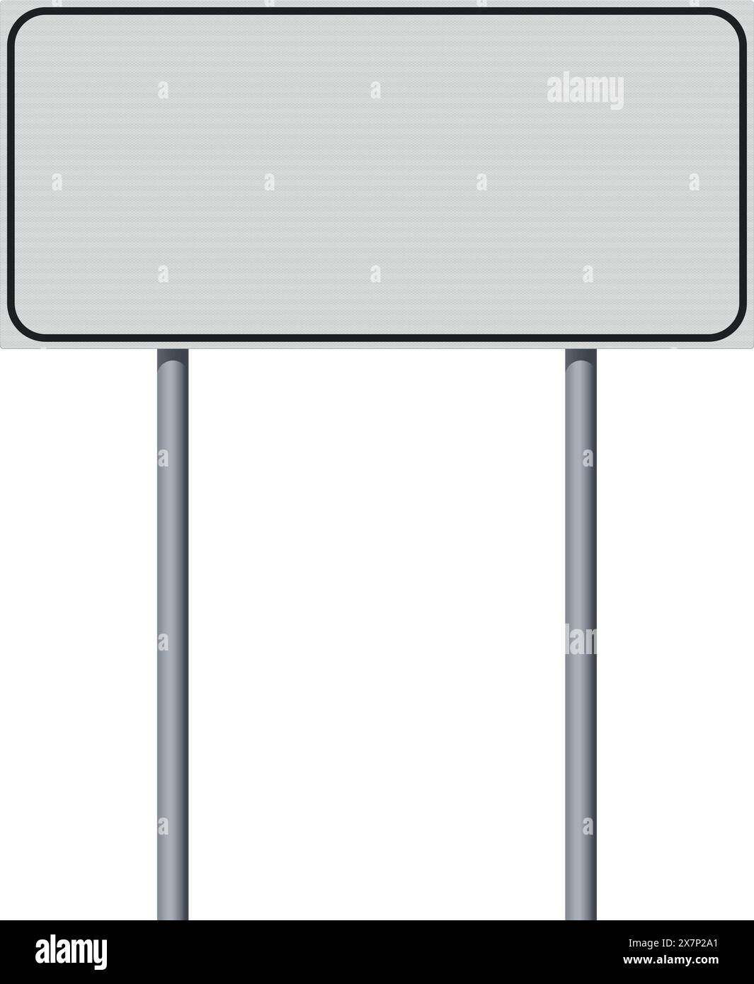 Insegna bianca all'ingresso della città italiana con catarifrangente in vettoriale Illustrazione Vettoriale