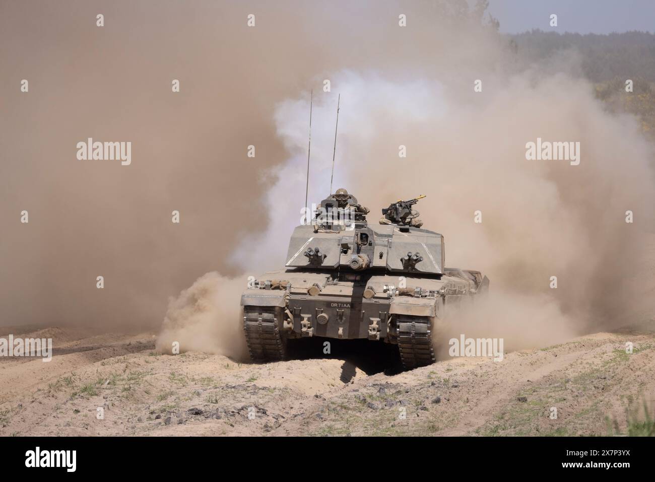 Esercitazione di risposta immediata esercitazione di terra, parte dell’esercitazione della NATO Steadfast Defender, il più grande esercizio del suo genere dalla guerra fredda, la Polonia. Foto Stock