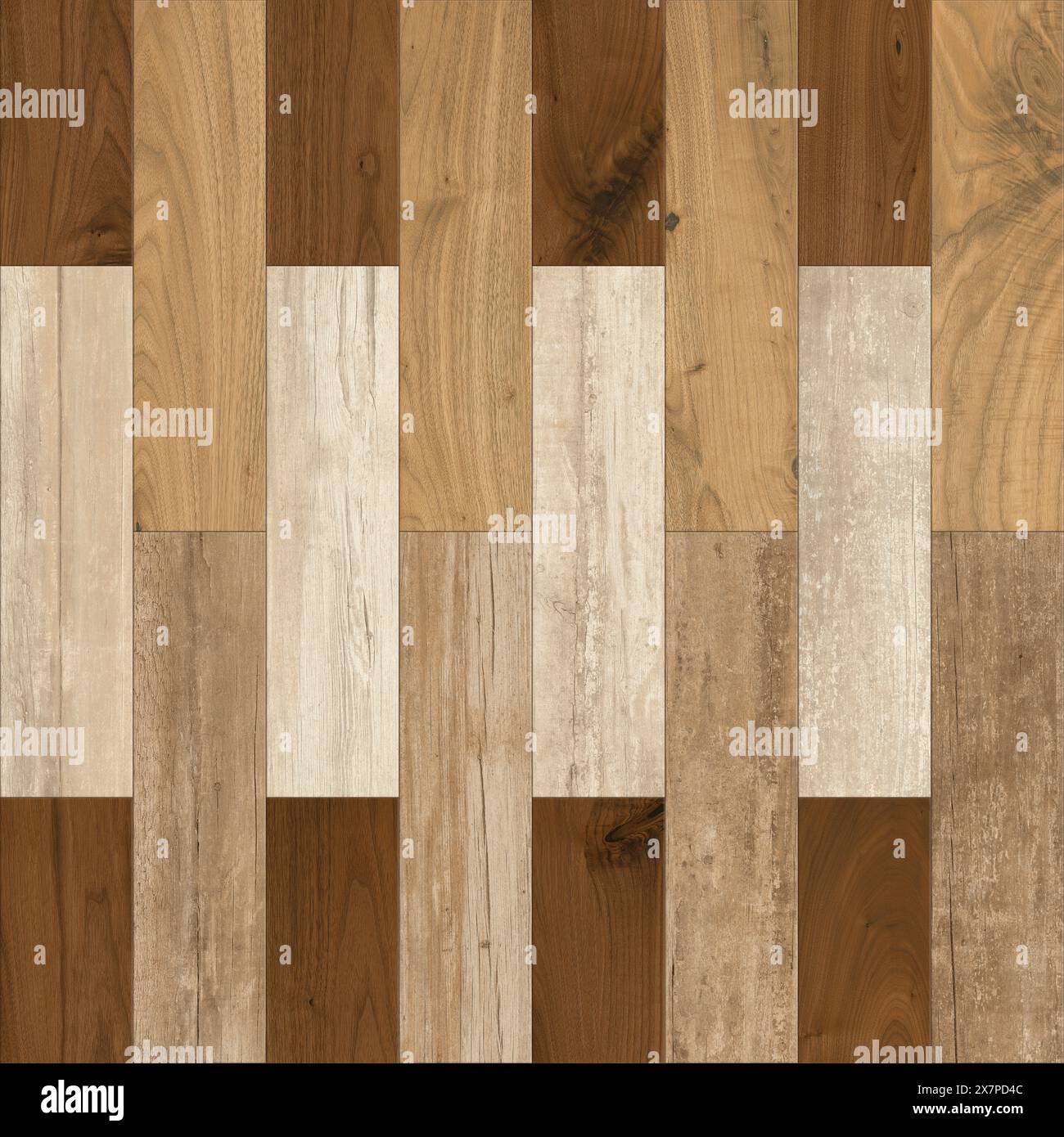 Decorazioni geometriche senza cuciture in legno, marmo, cemento, cemento e pietra. Parquet Foto Stock