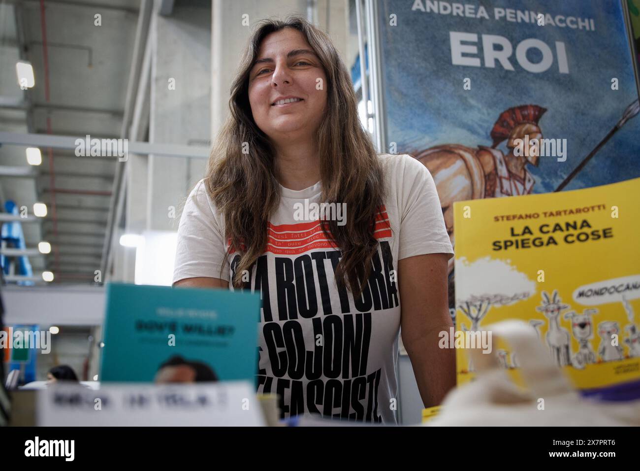 La leader del possibile partito politico, Francesca Druetti. Foto Stock