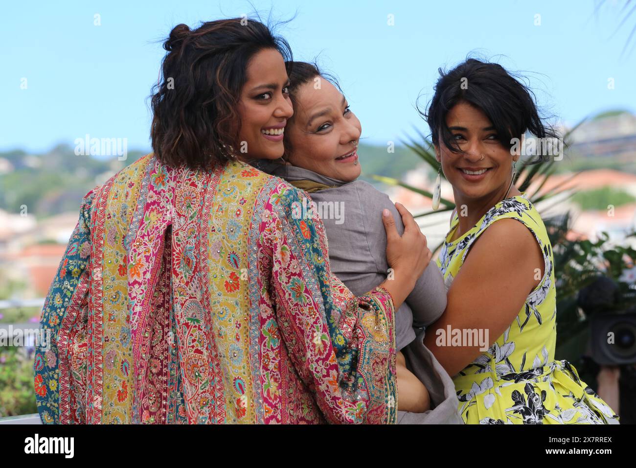 Cannes, Francia. 21 maggio 2024. Shahana Goswami, Sandhya Suri e Sunita Rajwar alla chiamata fotografica Santosh al 77° Festival di Cannes. Crediti: Doreen Kennedy/Alamy Live News. Foto Stock