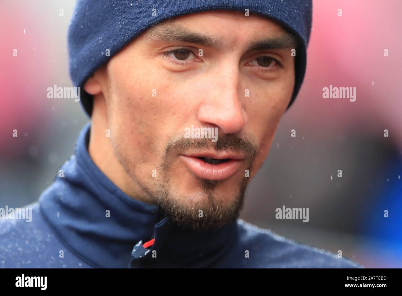 Santa Cristina, Italia. 21 maggio 2024. © Pierre Teyssot/MAXPPP ; giro d'Italia 2024 UCI gara ciclistica - tappa 16. Santa Cristina, Italia il 21 maggio 2024. 16° tappa da Livigno a Santa Cristina. Tadej Pogacar (SLO) UAE Team Emirates vince la tappa e rimane con la maglia rosa del leader. Julian Alaphilippe (fra) © Pierre Teyssot/Maxppp *** didascalia locale *** credito: MAXPPP/Alamy Live News Foto Stock