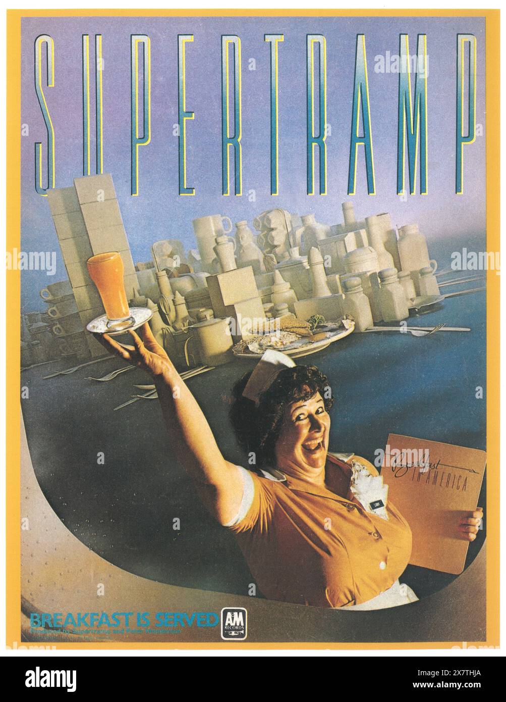 1979 Breakfast in America Studio album dei Supertramp Promo Foto Stock