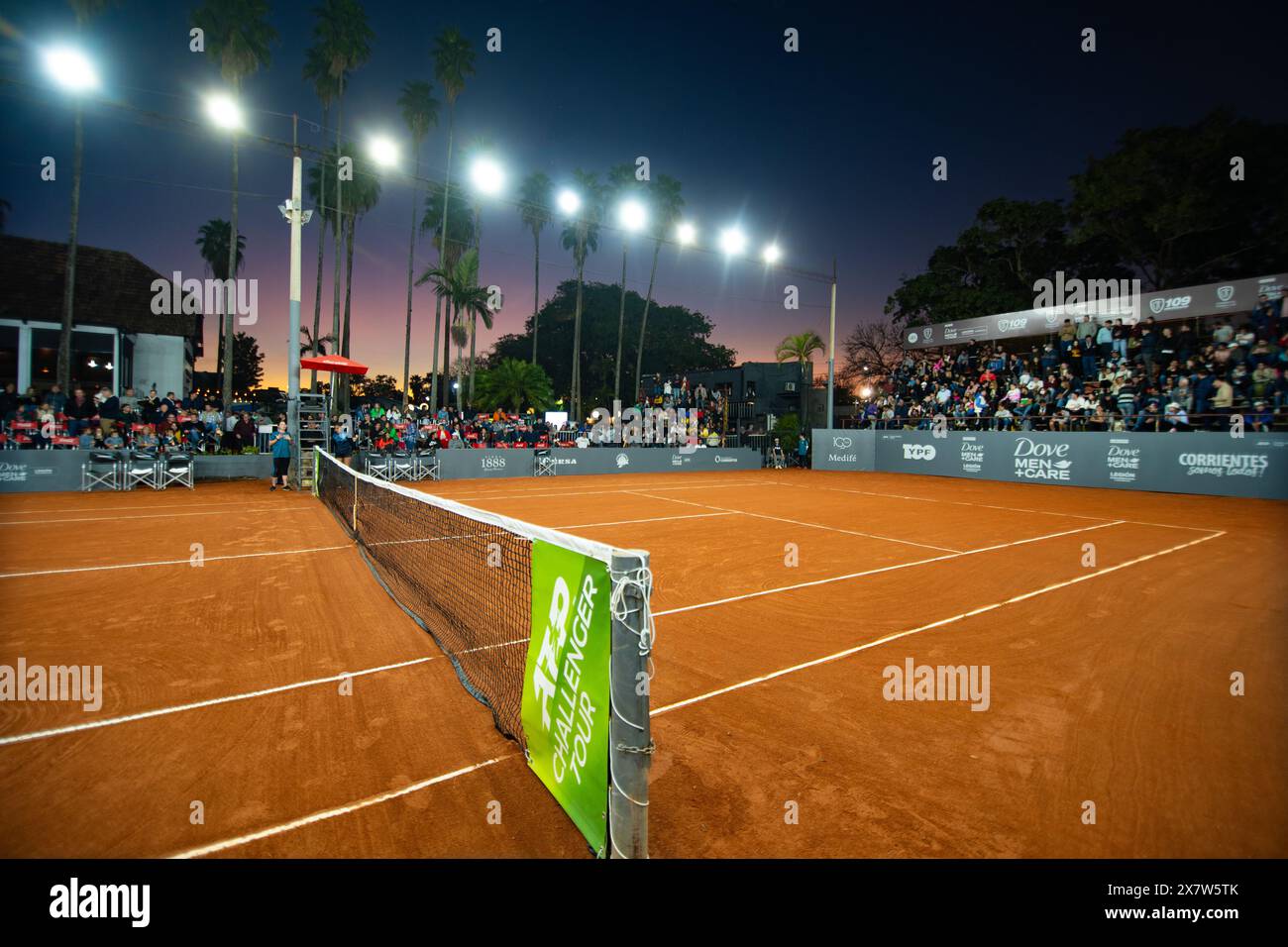 Corrientes Tenis Club, Court Central - ATP Challenger Tour Corrientes, dove Men Care Legion Sudamericana. Foto Stock