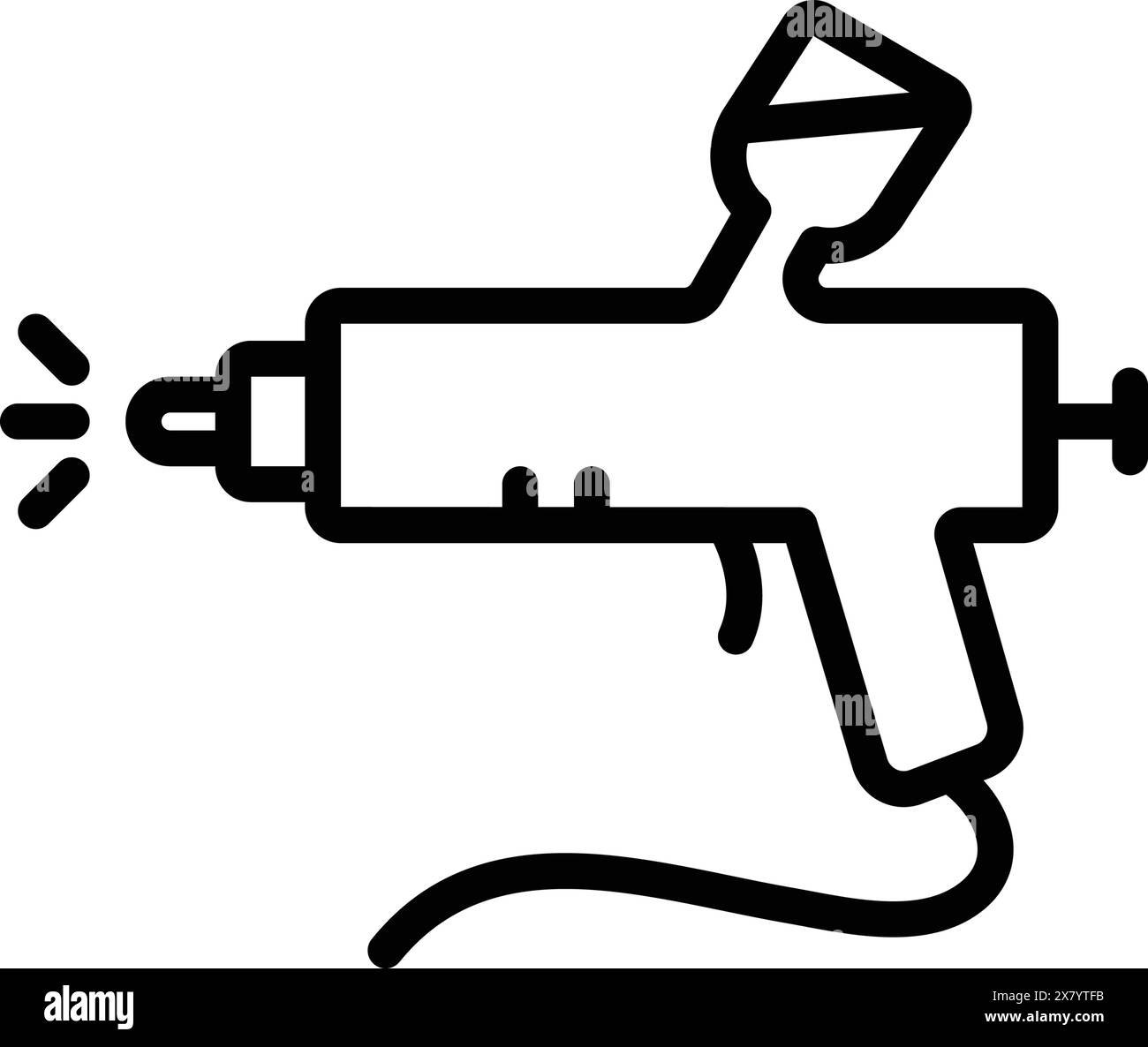 Icona per pistola a spruzzo, spray Illustrazione Vettoriale