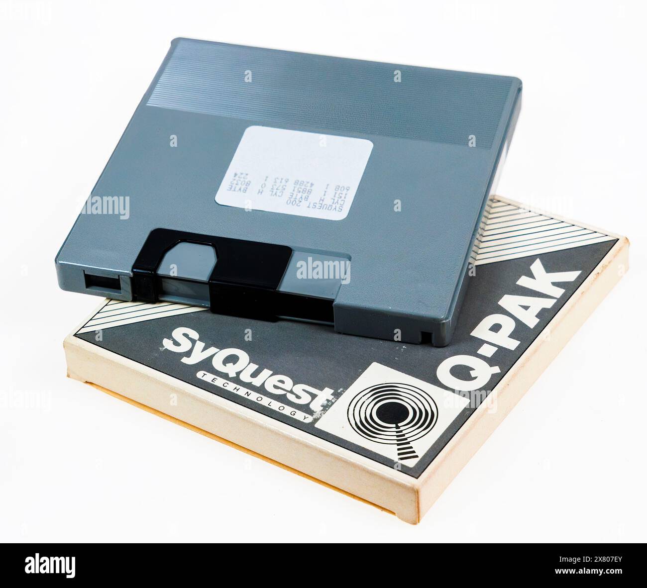 Dispositivo di archiviazione rimovibile del computer SyQuest Foto Stock