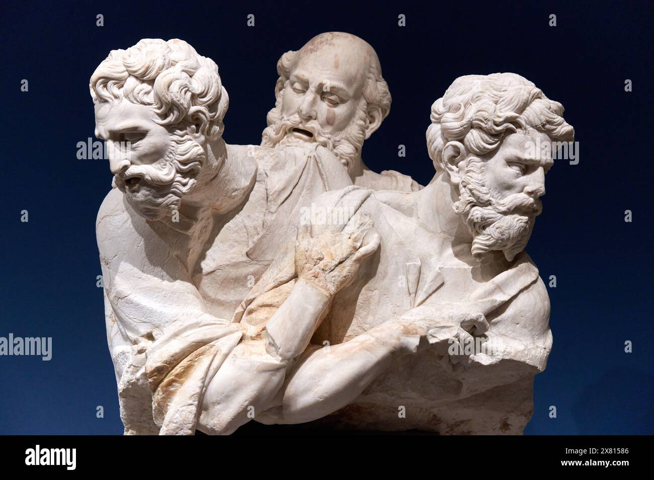 Damià Forment, Dormizione della Vergine, 1534-1537, Museo Nazionale di Arte Catalana, Museu Nacional d’Art de Catalunya, MNAC, Barcellona, Spagna, Europa Foto Stock