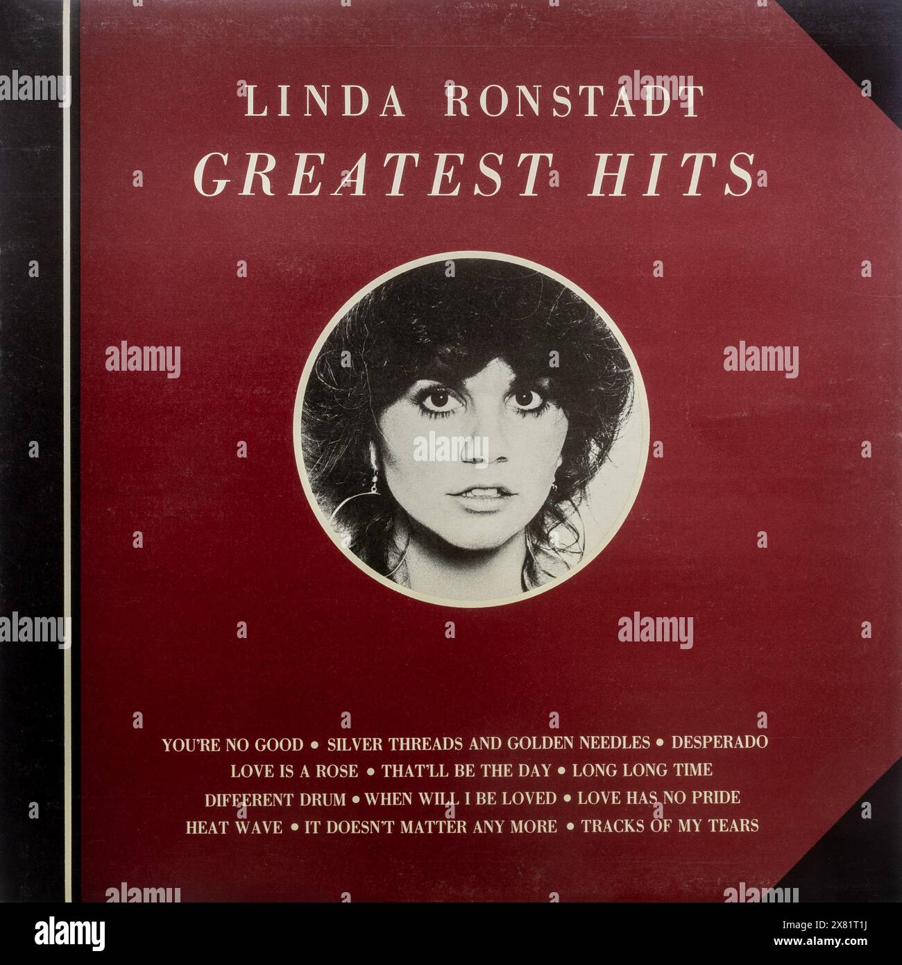 Linda Ronstadt Greatest Hits copertina dell'album, disco LP in vinile Foto Stock