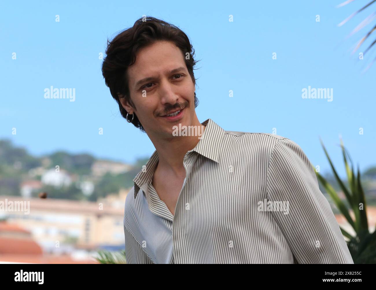 Cannes, Francia. 22 maggio 2024. Dario Aita al Parthenope film Photo Call al 77° Festival di Cannes. Crediti: Doreen Kennedy/Alamy Live News. Foto Stock