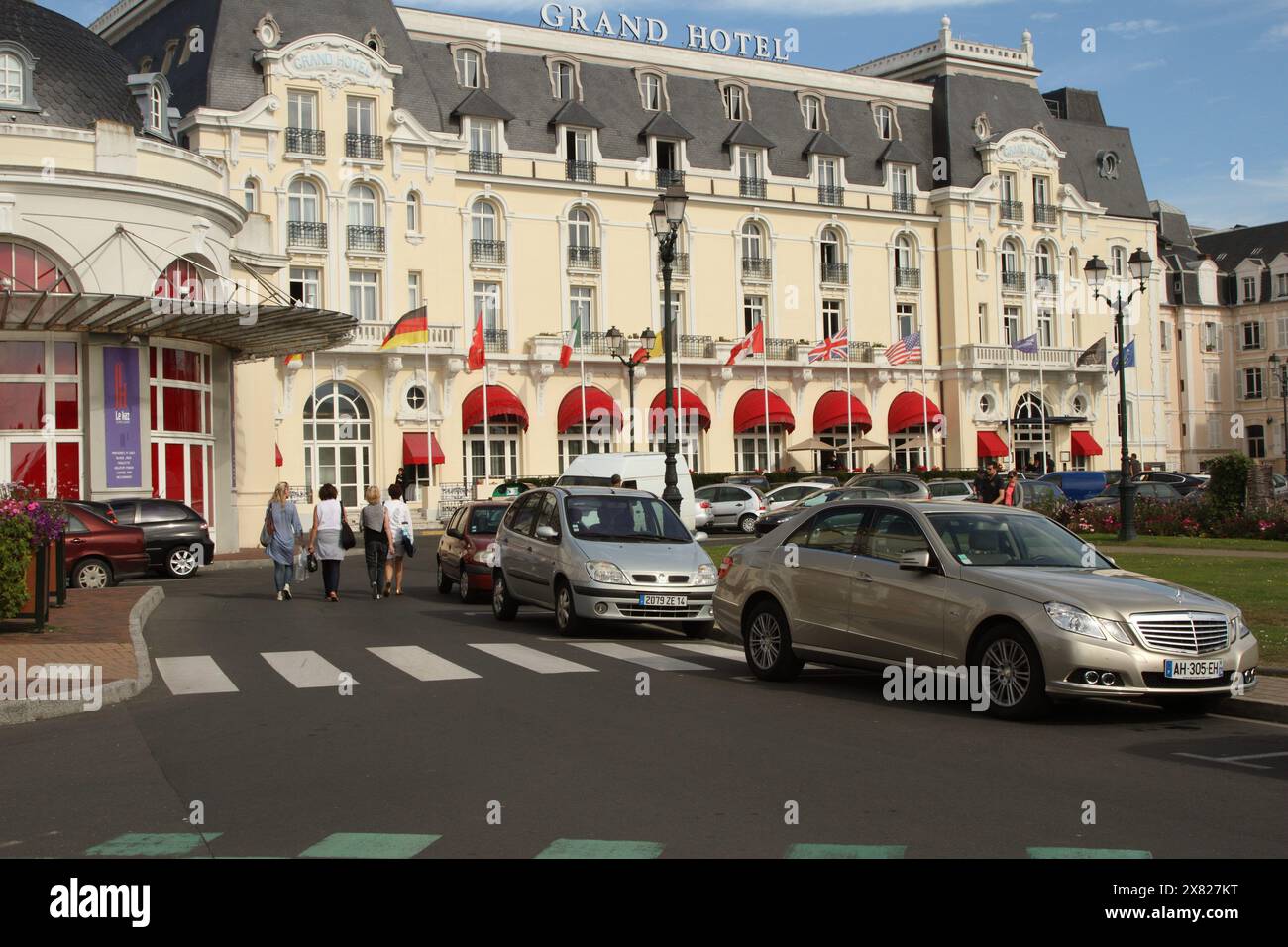 Grand Hotel, Cabourg, Normandia Francia Foto Stock