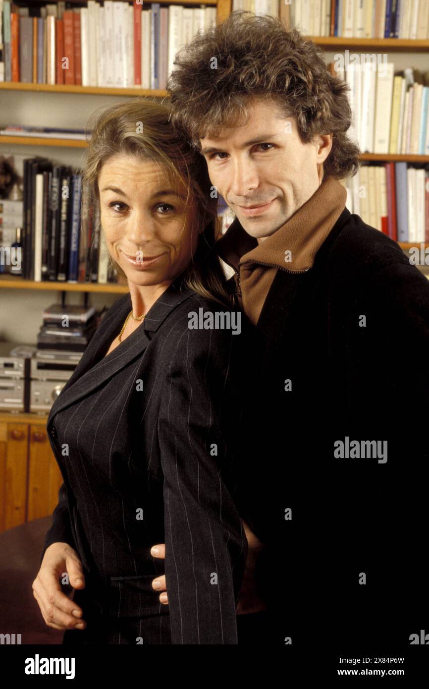 DAVID Catherine (Catherine Gradwohl) et De TONNAC Jean Philippe (Jean-Philippe) - Data : 19990201 ©John Foley/Opale.Photo Foto Stock