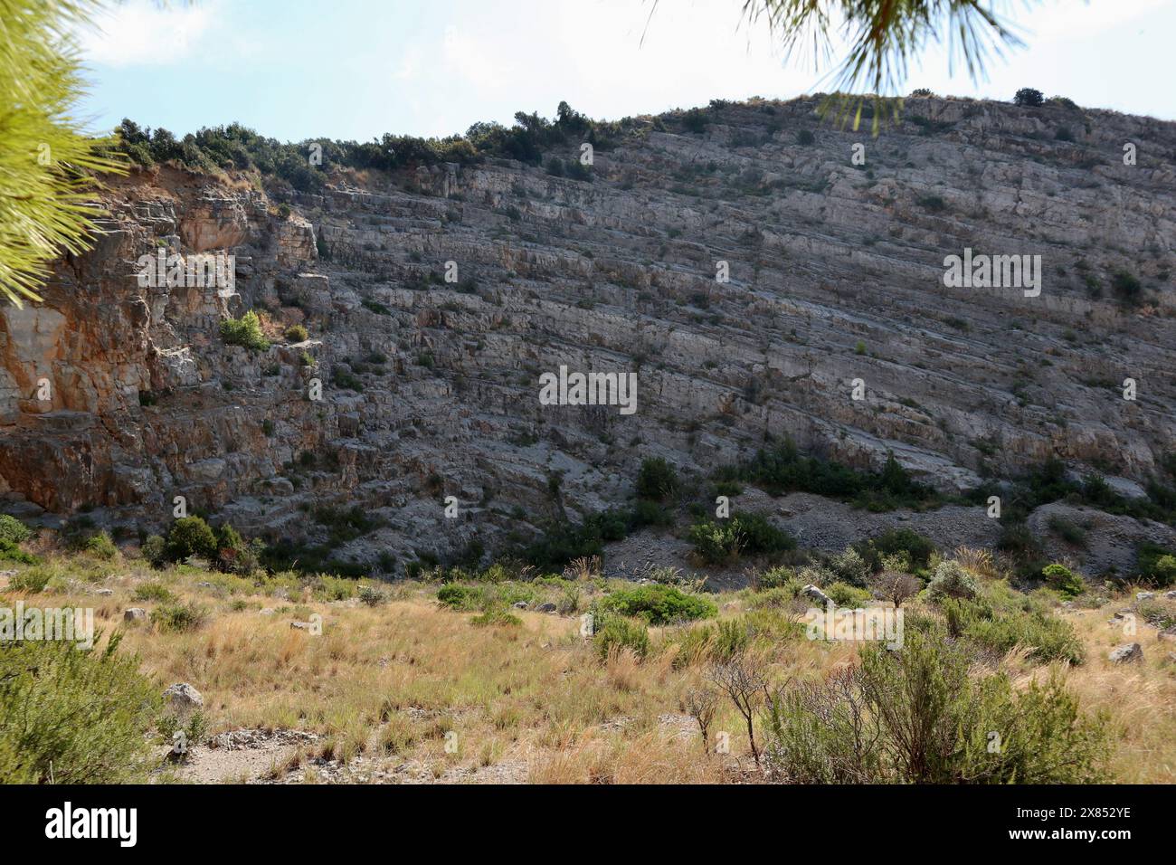 Nerano - Ex cava Italsider alla Baia di Ieranto Foto Stock