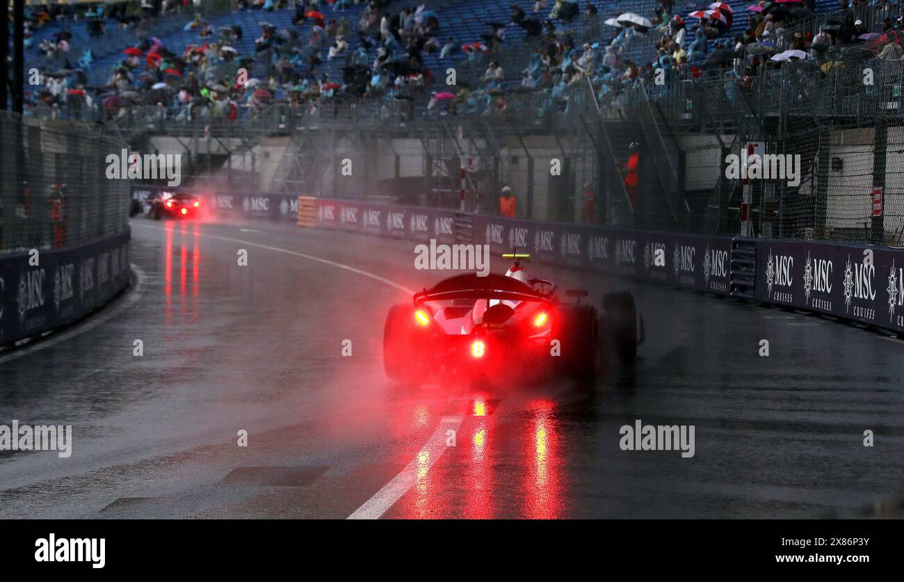 Monaco, Francia. 23 maggio 2024. © PHOTOPQR/NICE MATIN/Jean Francois Ottonello ; Monaco ; 23/05/2024 ; 81e Grand Prix de Monaco - Essaid libres formule 2 - Monaco GP il 23 maggio 2024 crediti: MAXPPP/Alamy Live News Foto Stock