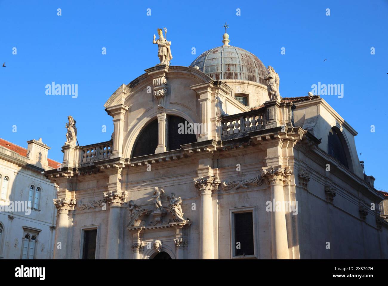 Chiesa di San Biagio, Dubrovnik. Punto di riferimento di Dubrovnik, Croazia. Foto Stock