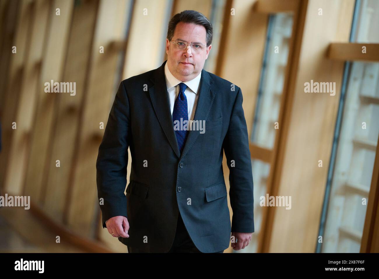 Edimburgo Scozia, Regno Unito 23 maggio 2024. Craig Hoy MSP al Parlamento scozzese. credito sst/alamy notizie in diretta Foto Stock