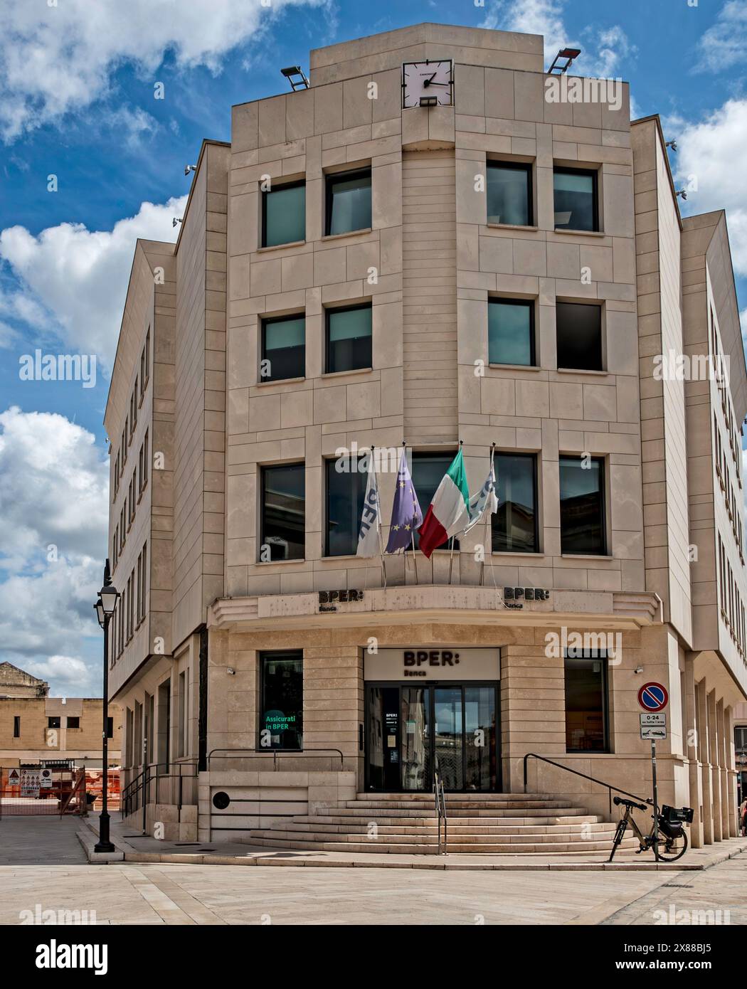 Filiale di BPER Bank a Matera. Foto Stock