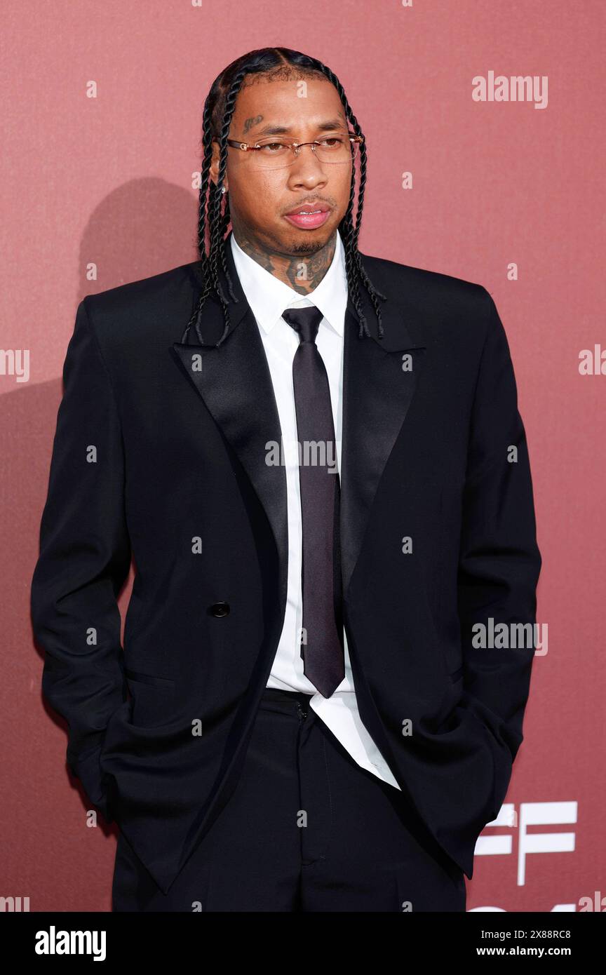 Tyga bei der 30. AmfAR Gala Cannes im Rahmen des Festival de Cannes 2024 / 77. Internationale Filmfestspiele von Cannes im HÃ tel du Cap-Eden-Roc. Antibes. Cannes, 23.05.2024 *** Tyga al Gala 30 di Cannes nell'ambito del Festival di Cannes 2024 77 al Hôtel du Cap Eden Roc Antibes Cannes, 23 05 2024 foto:xD.xBedrosianx/xFuturexImagex amfar_4716 Foto Stock