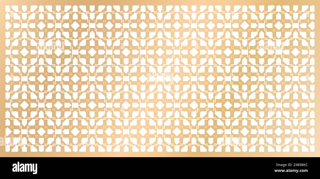 geometria di taglio colori dorati sfondi bianchi isolati per sfondi astratti per illustrazioni, tessuti, copertine di libri, carte da imballaggio Illustrazione Vettoriale