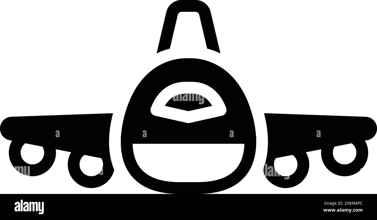 Icona per volo, piano, aereo Illustrazione Vettoriale